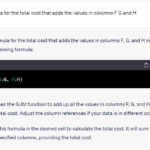 كيفية استخدام ChatGPT لكتابة صيغ Excel